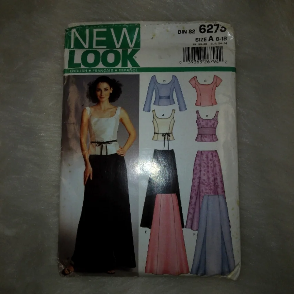 NEW LOOK 6273 Sz 8-18 Misses Two Piece Formal With Variations